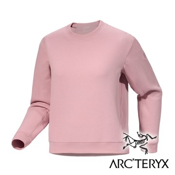 【Arc'teryx 始祖鳥】女Olera圓領刷毛長袖上衣『幸福粉』X009846 戶外 露營 登山 健行 休閒 時尚 保暖 長袖 上衣