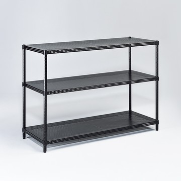 aaa耐重沖孔式三層烤漆置物架 120x45x90cm - 2色可選