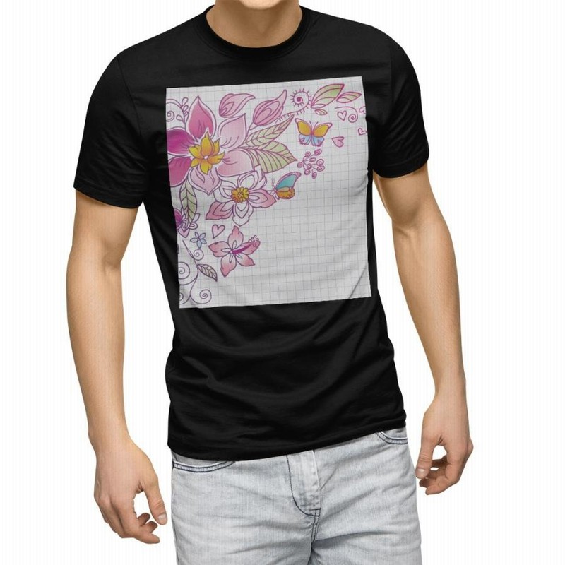 tシャツ メンズ 半袖 ブラック デザイン XS S M L XL 2XL Tシャツ 