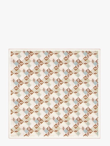 Silk twill foulard with iconic ff print - FENDI - gender_Woman