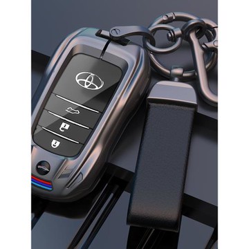 適用豐田凱美瑞車鑰匙套塞納卡羅拉雷凌亞洲龍漢蘭達威蘭達榮放殼