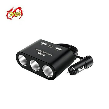 PNS大功率三孔點菸插座 雙USB 2.1A Type-C1 車用充電器 PNS-S36