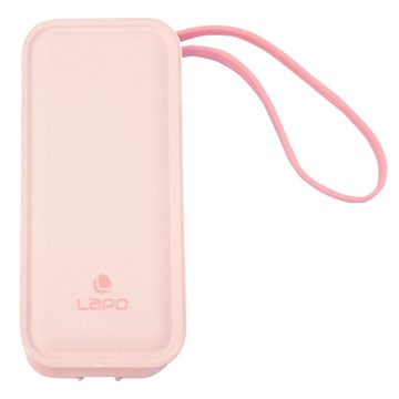 LaPO 20W 雙向快充二合一充電器行動電源 5000mAh Type-C  粉紅色  WT-06