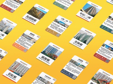 香港屋邨卡牌全253張地區套裝