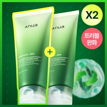 Anua Heartleaf Quercetinol Pore Deep Cleansing Foam 150ml*2ea
