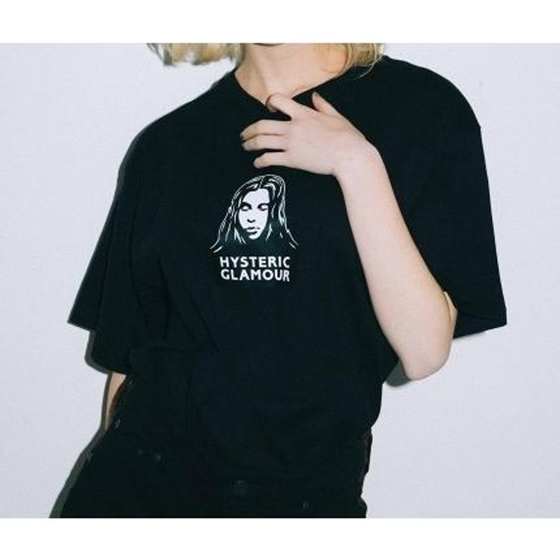 エックスガール X-girl × HYSTERIC GLAMOUR FACE S/S TEE ヒステリック 