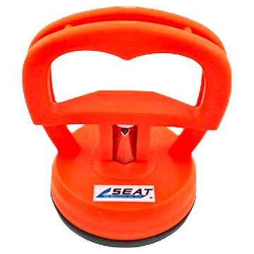 S.E.A.T. 錫特工業 鋁合金強力吸盤 玻璃 最大30KG  123mm  1個  紅色