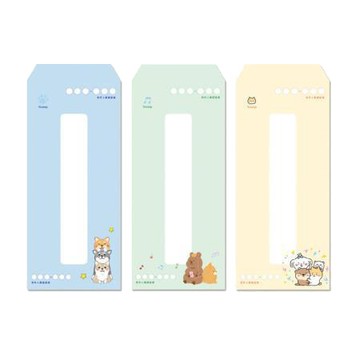 珠友Chuyu直式標準信封/可愛/LP-18126-02/224x100x3mm