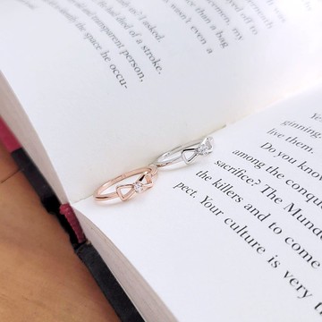 小蝴蝶。蝴蝶結造型  925銀戒 台灣國際圍尾戒 #4 - #10