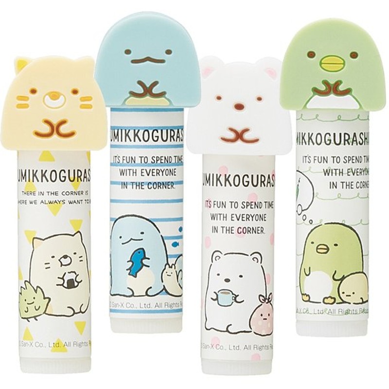 すみっコぐらし リップクリーム マスコット付き Clcm1サンエックス かわいい 香り付き 保湿 うるおい 唇 ケア シアバター配合 リップスティック 通販 Lineポイント最大0 5 Get Lineショッピング