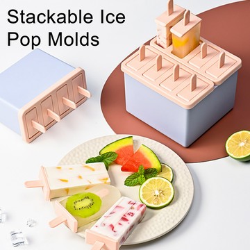 洛陽牡丹 冰棍雪糕模具 家用diy霜淇淋帶蓋磨具 冰箱自製冰棒布丁冰棒膜具