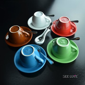 SEELOVE新品意大利WBC比賽卡布拉花咖啡杯Palermo（巴勒莫）145cc