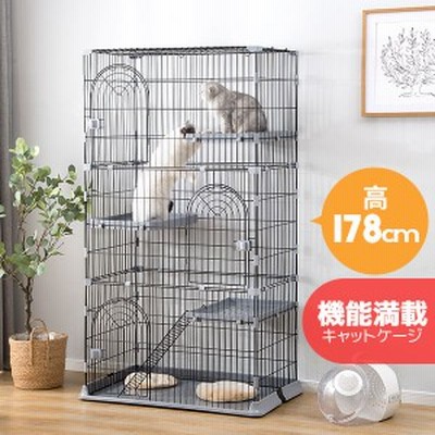 期間限定色限定セール　大きいので広々と過ごし 猫 ケージ キャットケージ 3段 猫ゲージ おしゃれ キャットハウス ネコ ハウス 多段 留守