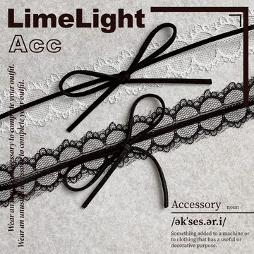 ☆LimeLight☆ 蕾絲 蝴蝶結 甜美 辣妹 飾品 項鏈 頸鏈 Choker 純慾風 Y2K INS 蕾絲項鍊