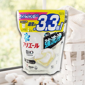 日本P&G~(補充包)4D立體洗衣球39顆(黑-微香) 1入
