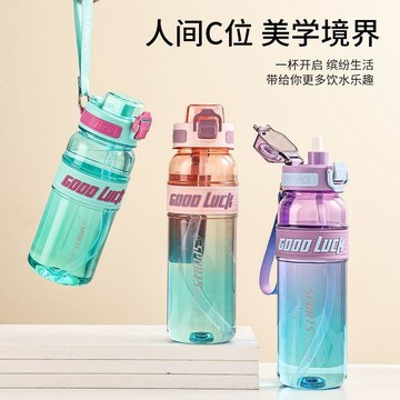 運動水壺 健身水壺  800ml 水壺 1000ml 水壺 大容量水壺 彈蓋水壺 吸管水壺 大水壺 高度防摔 耐高温