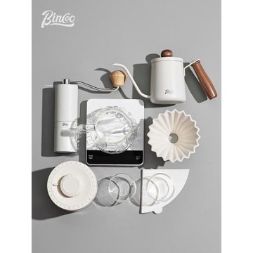 Bincoo星空手沖分享壺玻璃品鑒杯套裝日式過濾沖泡咖啡壺V60濾杯
