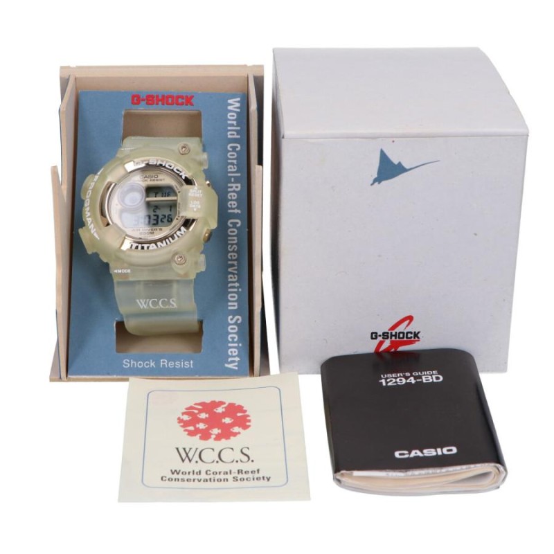 G-SHOCK ジーショック DW-8201WC-9T FROGMAN フロッグマン W.C.C.S世界サンゴ礁保護協会モデル ショックレジスト  デジタル 腕時計 | LINEブランドカタログ