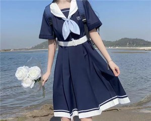 JK制服 セーラー服 コスプレ ワンピース 学生服 JK プリーツスカ JK制服 セーラー服 コスプレ ワンピース 学生服 JK プリーツスカ