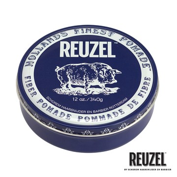 REUZEL 深藍豬強力纖維級水性髮泥 340g
