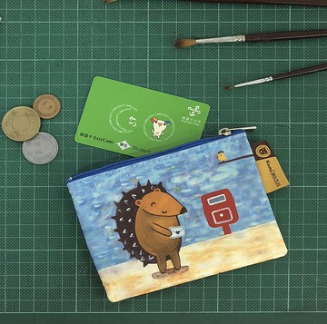 零錢袋-萬用收納袋(小)-小刺蝟