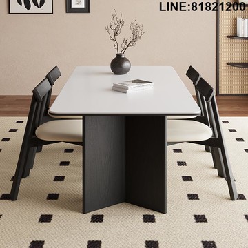 餐桌椅組合 餐桌 餐椅 免運 熱銷 附發票 大理石餐桌 岩板餐桌 實木餐桌 法式中古風實木餐桌客廳新款家用小戶型美式復古奶油系小戶型 支持訂製