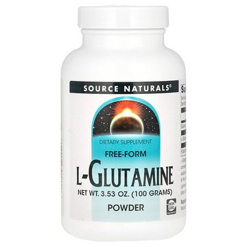 Source Naturals, L-穀氨醯胺粉，3.53 盎司（100 克）