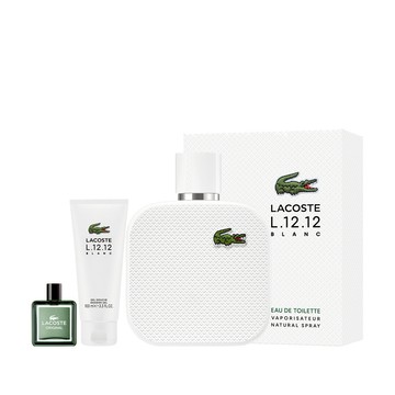【LACOSTE】經典純白淡香水100ml(贈隨機沐浴精100ml+小香乙瓶.附紙袋)