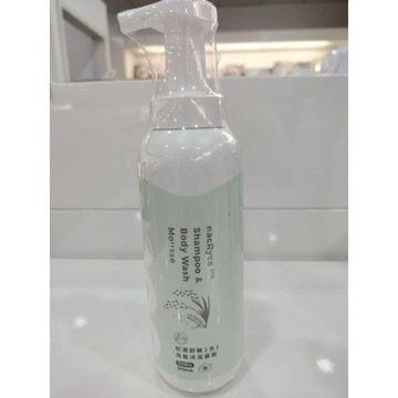 nac nac 初潤舒敏2合1洗髮沐浴慕斯00ml-2028/07