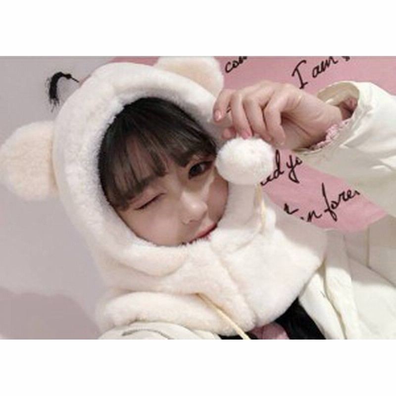 レディース 防寒用 可愛いマフラー一体型帽子 耳付きフード帽子 暖かい 冬 ファーマフラー帽子 ショートマフラー可愛い帽子 Wj5958 通販 Lineポイント最大1 0 Get Lineショッピング