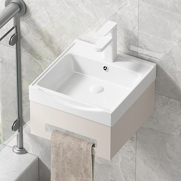 免運 開立發票 洗手盆 陶瓷洗手盆 浴室洗臉盆 陽台洗手盆 不銹鋼墻式洗手盆支架小戶型衛生間洗漱家用陽臺一體陶瓷洗臉盆特惠/工廠現貨 特價出 Z1121