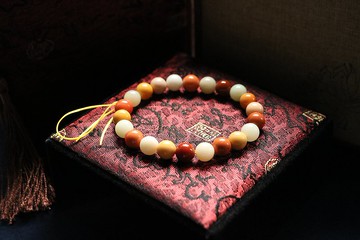 原礦緬甸黃玉多寶手串 8mm圓珠 緬黃手串 緬甸玉 玉石串珠穿搭