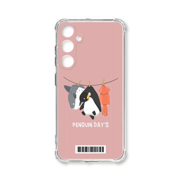 S23 系列殼 TRON 三星 S23 FE 文青風背景曬企鵝  載具 四角防摔殼 手機殼