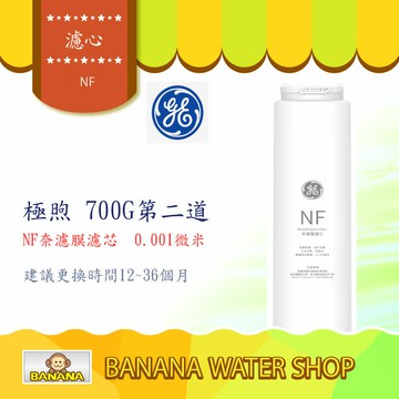 GE 奇異淨水 高效複合式NF奈濾膜濾芯(極煦700G第二道專用)