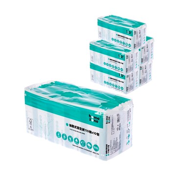 (組)HomeZone抽取式花紋衛生紙110抽 60包/箱
