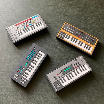 磁鐵合成橡膠磁鐵 4 種什錦 4 件套