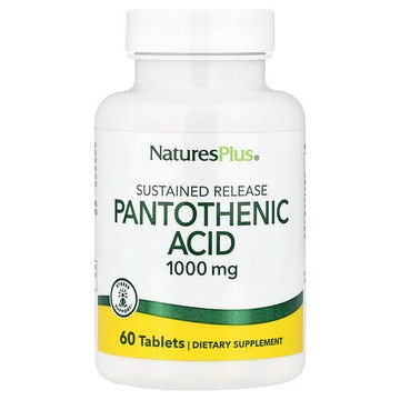 NaturesPlus, 泛酸，1000毫克，60片