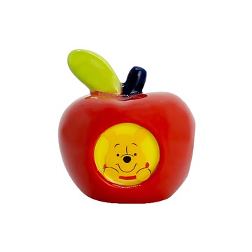 POOH 陶瓷筷架  蘋果造型 紅色  1個