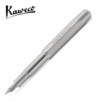 預購商品 德國 KAWECO AL Sport 系列鋼筆 0.7mm 金屬原色 F尖 /支 4250278607302【APP滿額下單10%點數(單一帳號最高5000點)】1/31止