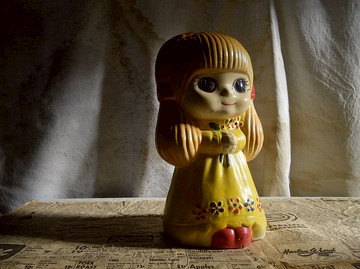 【老時光 OLD-TIME】早期台灣製陶瓷存錢筒