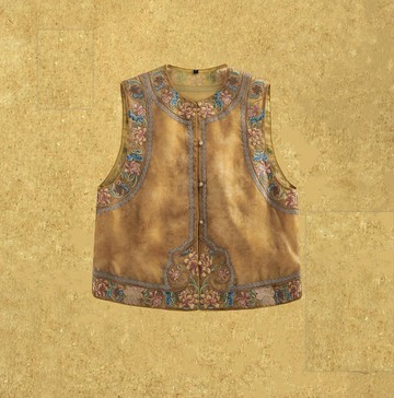 【彩翼多色】 新中式復古/桑蠶絲背心上衣