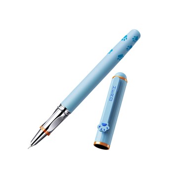 JDTECH 貓爪磁吸鋼筆(贈24支黑色墨囊) 學生專用初學者練字鋼筆 開學文具 書寫筆