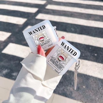 海賊王路飛適用蘋果airpodspro2代無線藍牙耳機保護套airpods3代保護殼airpods1/2代新款二代軟硅膠男生創意