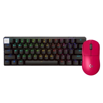 【推薦組合】SUPERLIGHT2 無線輕量化遊戲滑鼠 + PRO X 60% 專業機械式電競鍵盤