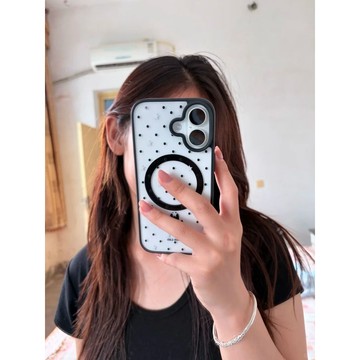 ✨磁吸手機殼✨星星波點適用蘋果iPhone17/16手機殼15promax磁吸14/13膚感12新款