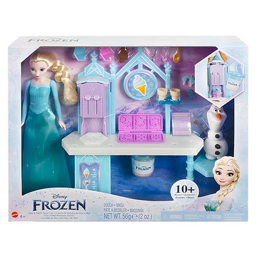 MATTEL 美泰兒 迪士尼冰雪奇緣 艾莎與雪冰淇淋組 MDP12843  1盒  混和顏色
