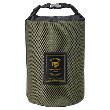M Square 燈具收納包 L 軍風 3mm包邊鋼布 1680D防水牛津布 34x12cm  1個  軍風綠