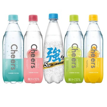 【蝦皮直營】泰山 Cheers氣泡水 強氣泡/水蜜桃/原味/蜂蜜/檸檬 590mlx4入/組 多款可選