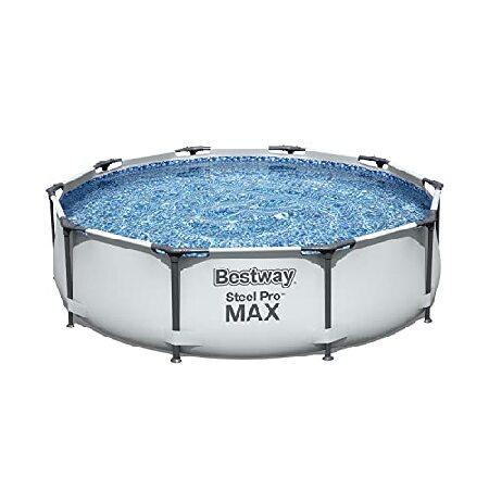 Bestway 56407 Steel Pro Above Ground, 10ft x 30in Frame Pool Set w Filter Pump並行輸入