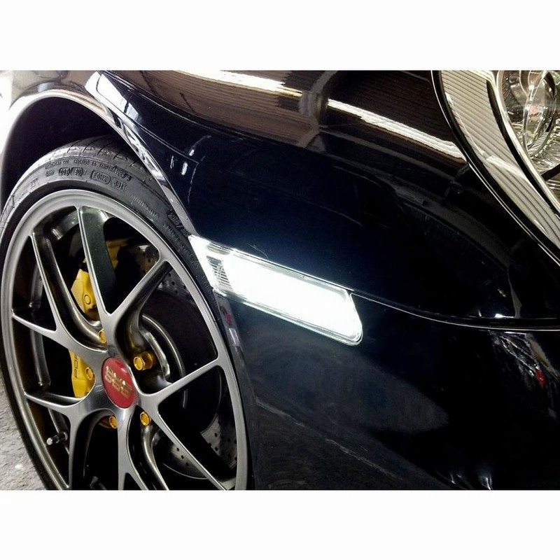 純正PORSCHE 911 997 カレラ LEDバンパーランプ 左右セット - ライト